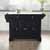 Crosley Furniture Kitchen Island Cart Black Finish KitchenSource