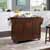 Crosley Furniture Eleanor Kitchen Island Cart with Black Finish Granite Top KitchenSource