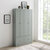Crosley Furniture Harper 2Pc Entryway Set - 2 Pantry Closets In Gray, 44'' W x 12-1/2'' D x 74'' H
