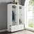 Crosley Furniture Harper 2Pc Entryway Set - 2 Pantry Closets In White, 44'' W x 12-1/2'' D x 74'' H