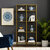 Crosley Furniture Aimee 2Pc Etagere Set - 2 Narrow Etageres In Soft Gold, 36'' W x 12'' D x 73'' H