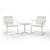 Crosley Furniture 3-Piece Alabaster White