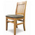 Cambridge - Bulldog Side Chair with Upholstered Seat