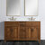 Design Element Bryson 60'' W Bathroom Vanity Cabinet Base Only in Walnut, 59'' W x 21-1/2'' D x 34-1/2'' H, Angle View