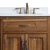 Design Element Bryson 60'' W Bathroom Vanity Cabinet Base Only in Walnut, 59'' W x 21-1/2'' D x 34-1/2'' H, Close Up View