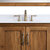 Design Element Austin 48'' W Bathroom Vanity Cabinet Base Only in Walnut, 47'' W x 21-1/2'' D x 34-1/2'' H, Close Up View