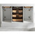 Design Element Milano 48'' Single Sink Vanity in White with Carrara White Marble Countertop, Back View