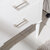 Design Element Mason 24'' Single Sink Vanity In White with Porcelain Countertop, Decorative Hardware