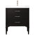 Design Element Mason 30'' Single Sink Vanity In Espresso with Porcelain Countertop, Front View