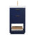 Design Element Klein 20'' Single Sink Vanity In Blue with Porcelain Countertop, Front Product View
