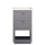 Design Element Klein 20'' Single Sink Vanity In Gray with Porcelain Countertop, Product Front View