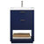 Design Element Klein 24'' Single Sink Vanity In Blue with Porcelain Countertop, Front Product View