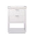Design Element Klein 24'' Single Sink Vanity In White with Porcelain Countertop, Product Front View