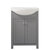Design Element Marian 24'' Single Sink Vanity In Gray with Porcelain Countertop, Product Front View