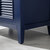 Design Element Cameron 30'' Single Sink Vanity in Blue with Porcelain Countertop, Leg View