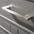 Design Element Cameron 30'' Single Sink Vanity In Gray with Porcelain Countertop, Decorative Hardware