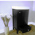 Empire Arch 21" Semi-Round Black Vanity with Two Doors And One Drawer, 18-1/3''W x 15-3/5''D x 32''H