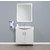 Empire Industries Daytona 2 Doors and 1 Bottom Drawer Bathroom Vanity for 34" Ipanema Ceramic Sink Top in White Gloss with Polished or Satin Leg Frame and Hardware