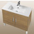 Empire Industries Daytona Collection 30" 2-Door Bathroom Vanity in Golden Wheat with Polished or Satin Leg Frame and Hardware