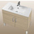 Empire Industries Daytona Collection 30" 2-Door Bathroom Vanity in Pickled Oak with Polished or Satin Leg Frame and Hardware