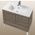 Empire Industries Daytona Collection 30" 2-Door/1-Drawer Bathroom Vanity in Bermuda Days with Polished or Satin Leg Frame and Hardware