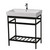 Empire Industries New South Beach 30" Bathroom Vanity Console in Black for Milano 30" Sink Top, 28-7/8" W x 19-1/8" D x 31" H