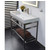 Empire Industries New South Beach Vanity Console in Satin or Polished Stainless Steel for 40" Milano Sink
