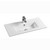 Empire Industries 30" Slim Line Ceramic Top Sink with Single Hole Drill in White, 29-45/64" W x 14" D x 5-5/16" H