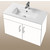 Empire Industries Daytona Collection 30" Wall Hung 2-Door Bathroom Vanity in White Gloss with Polished or Satin Hardware