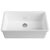 Empire Industries Yorkshire Undermount Collection 27" Fireclay Rectangle Undermount Single Bowl Kitchen Sink, White