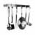 Enclume Premium Collection Easy Mount Wall Rack with 6 Hooks in Stainless Steel
