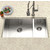 Houzer Contempo 70/30 Double Bowl Stainless Steel Sink