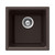 Houzer Quartztone Granite Bar/Prep, Dual Mount in Deep Mocha Color, 15-3/4'' W x 15-3/4'' D, 8-1/16'' Bowl Depth