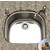 Houzer Medallion Designer Series Undermount Single Bowl Sink