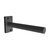 Federal Brace Wall Mounted Floating Mantel Support Rod, CRS Steel, Raw Steel