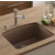 Franke Ellipse Single Bowl Undermount Kitchen Sink, Granite, Fragranite Mocha