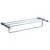 Fresca Magnifico Wall Mounted 22" Towel Rack in Chrome, Dimensions: 23" W x 8-3/4" D x 4-1/2" H