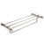 Fresca Magnifico Wall Mounted 22" Towel Rack in Brushed Nickel, Dimensions: 23" W x 8-3/4" D x 4-1/2" H