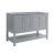 Fresca Manchester 48" Gray Traditional Double Sink Bathroom Vanity Base Cabinet Only, Vanity Base Cabinet: 47-1/5" W x 20" D x 34" H