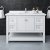 48" White Vanity w/ Top & Sink Front View