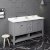 Fresca Manchester 60" Gray Traditional Double Sink Bathroom Vanity Base Cabinet w/ Top & Sinks, Vanity: 60" W x 20-2/5" D x 34-4/5" H