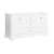 Fresca Windsor 60" Matte White Traditional Double Sink Bathroom Cabinet, 59-5/8" W x 20-5/16" D x 33-1/2" H