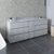Fresca Formosa 84" Floor Standing Double Sink Modern Bathroom Vanity Base Cabinet w/ Top & Sinks in Rustic White, Base Cabinet: 84" W x 20-3/8" D x 34-7/8" H