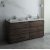 Fresca Formosa 72" Floor Standing Double Sink Modern Bathroom Vanity Base Cabinet w/ Top & Sinks, Base Cabinet: 72" W x 20-3/8" D x 34-7/8" H
