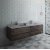 Fresca Formosa 70" Wall Hung Double Sink Modern Vanity Base Cabinet, 70" W x 20" D x 19-1/2" H