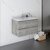 Fresca Formosa 30" Wall Hung Modern Bathroom Vanity Base Cabinet w/ Top & Sink in Ash, Base Cabinet: 30" W x 20-3/8" D x 20-5/16" H