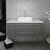 42" Gray Base Cabinet w/ Top & Sink Front View