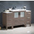 54" Gray Oak Side View (Cabinets w/ Integrated Sink)