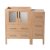 Fresca Torino 36" Light Oak Modern Vanity Base Cabinets, 35-3/4" W x 17-3/4" D x 33-3/4" H