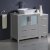 42" Gray Vanity Cabinets w/ Top & Vessel Sink